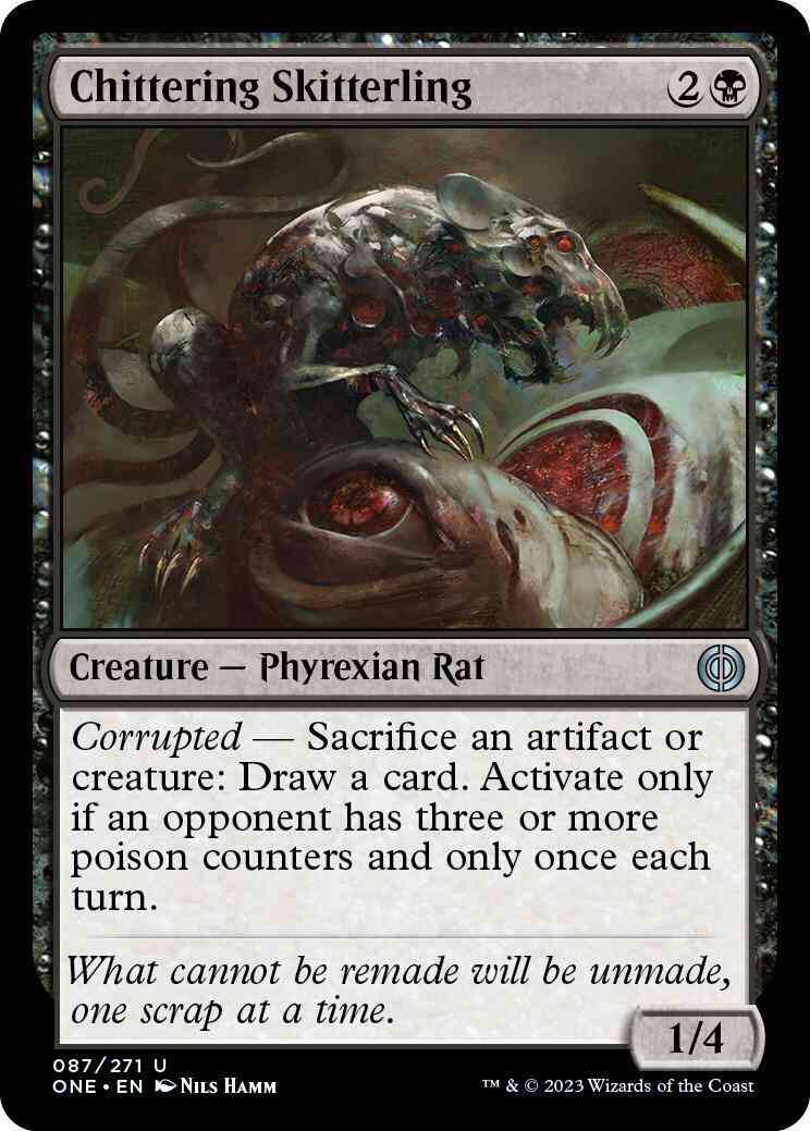 Chittering Skitterling [87] [Phyrexia: All Will Be One] [Non-Foil]
