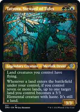 Tatyova, Steward of Tides [321] [Stained Glass Showcase] [Dominaria United] [Non-Foil]