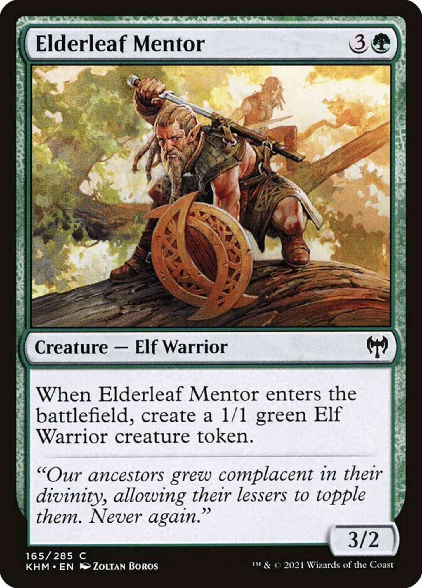 Elderleaf Mentor [165] [Kaldheim] [Non-Foil]