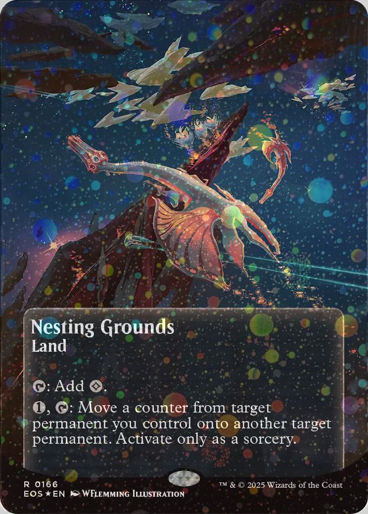 Nesting Grounds [166] [Borderless] [Poster] [Edge of Eternities: Stellar Sights] [Galaxy Foil]