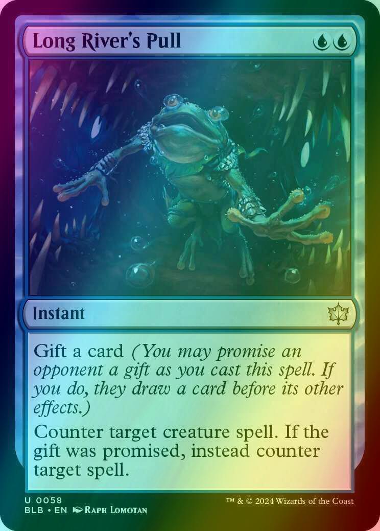 Long River's Pull [58] [Bloomburrow] [Foil]