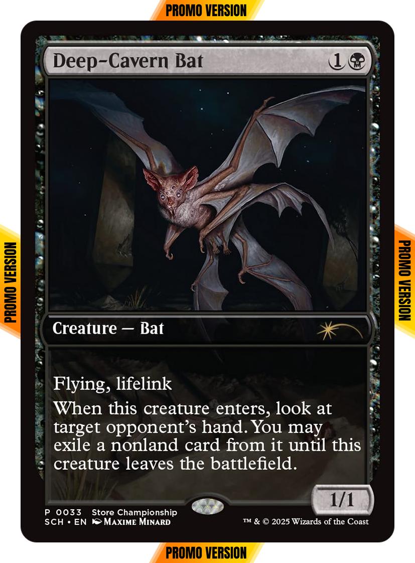 Deep-Cavern Bat [33] [Store Championships] [Non-Foil]