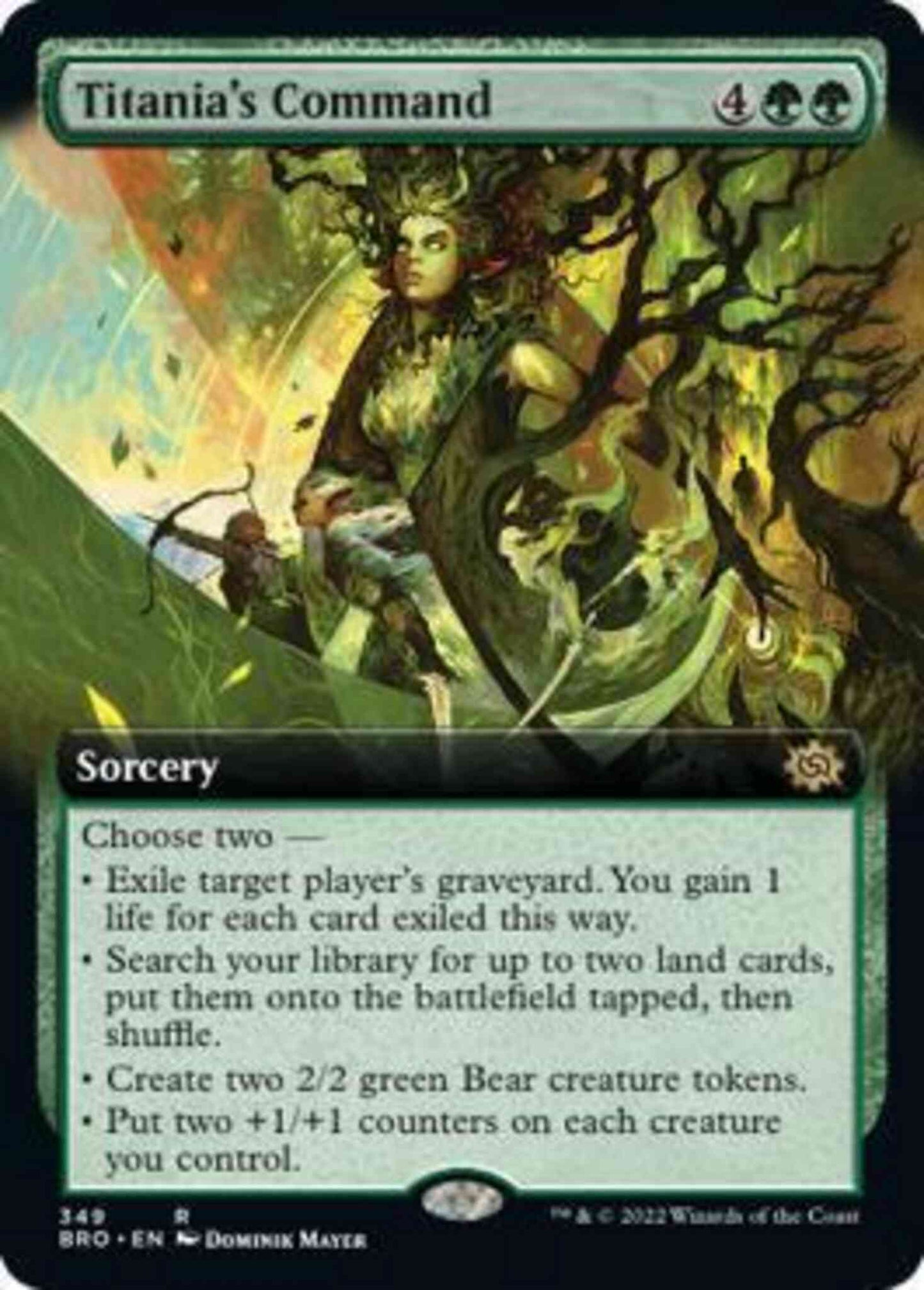 Titania's Command [349] [Extended Art] [The Brothers' War] [Non-Foil]