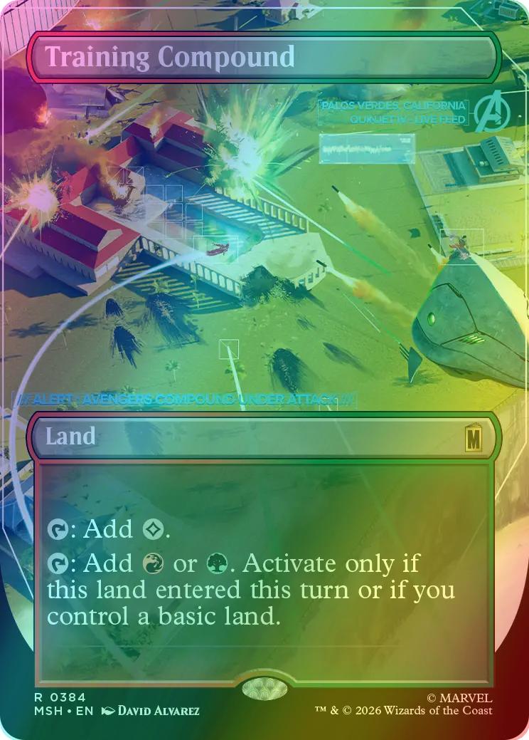 Training Compound [384] [Borderless] [Marvel Super Heroes] [Foil]