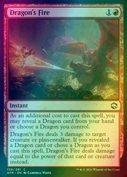 Dragon's Fire [139] [Adventures In The Forgotten Realms] [Foil]