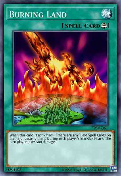 Burning Land - YGLD-ENA31 - Common - Unlimited