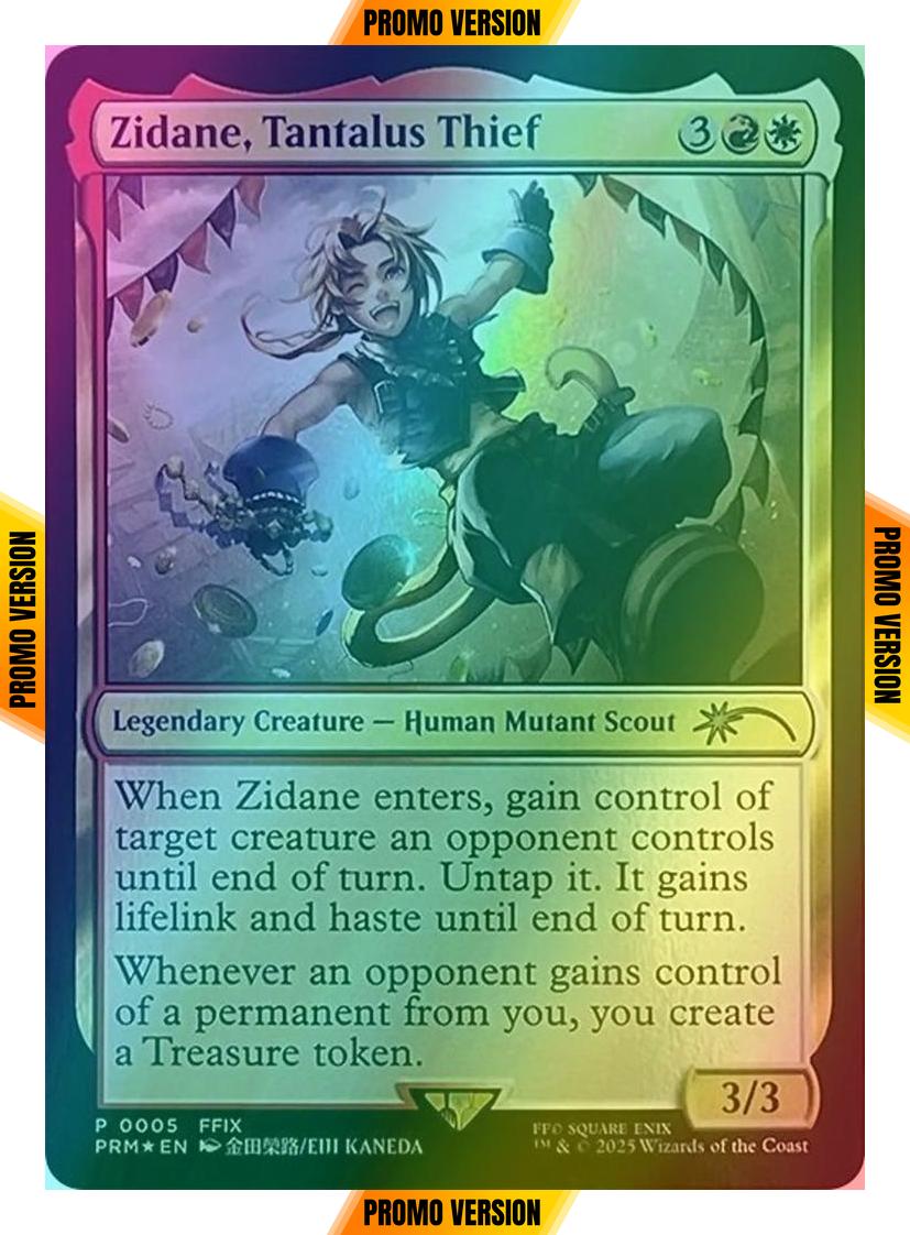 Zidane, Tantalus Thief [5] [FFIX] [Wizards Play Network 2025] [Foil]
