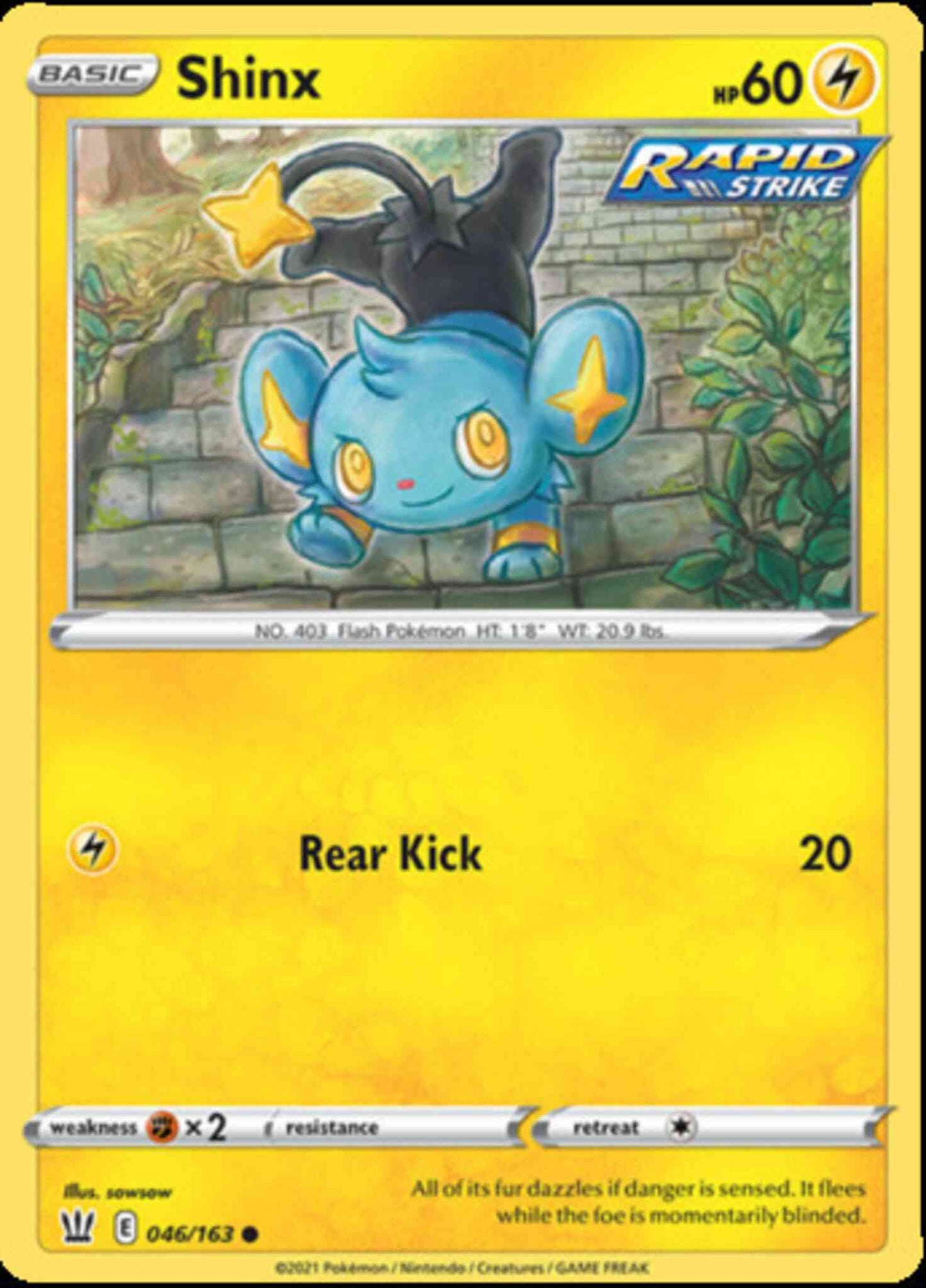Shinx - 046/163 - Common [swsh5-046] [Reverse Holo]