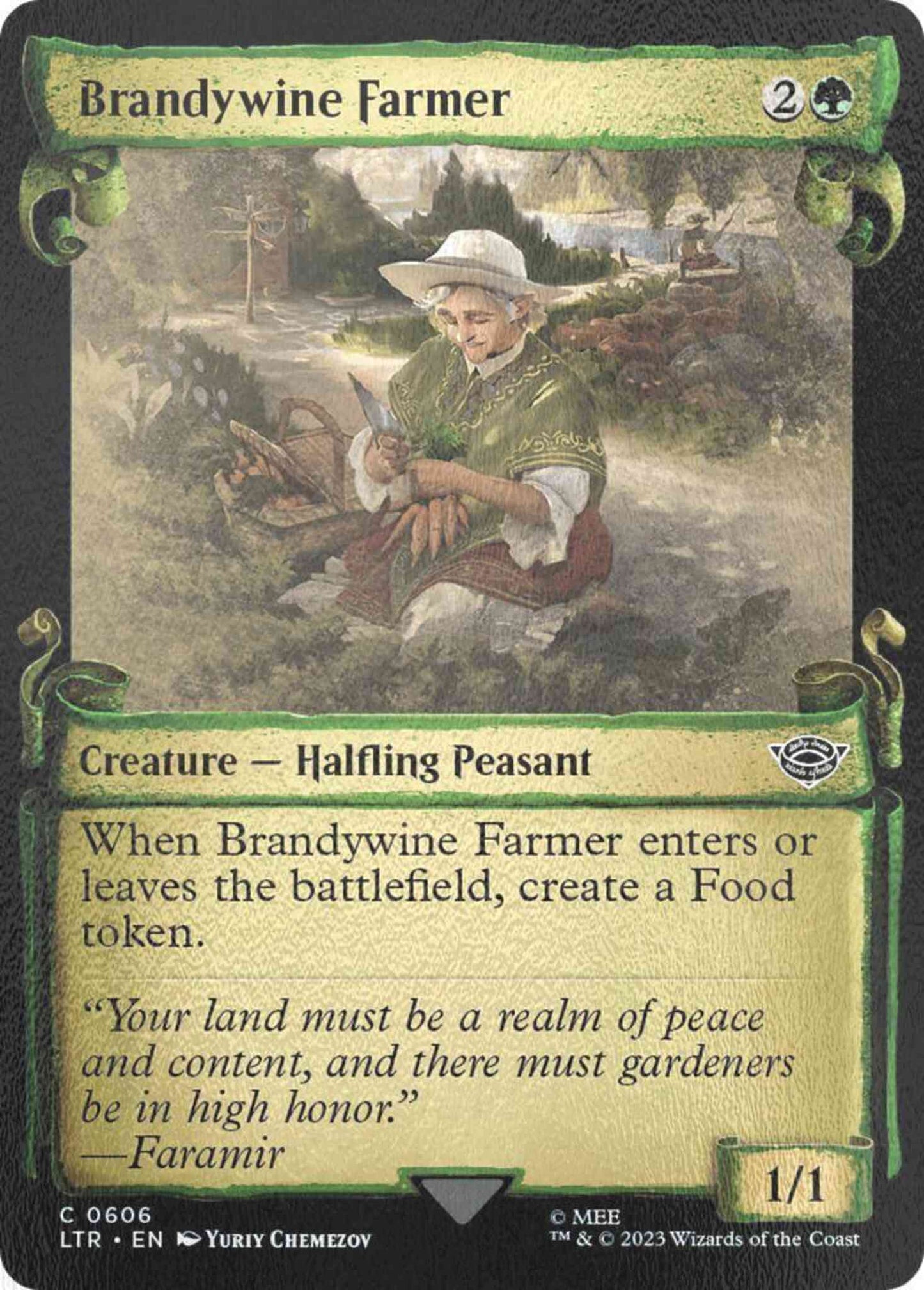 Brandywine Farmer [606] [Scrolls Showcase] [The Lord of the Rings: Tales of Middle-earth] [Silver Foil]