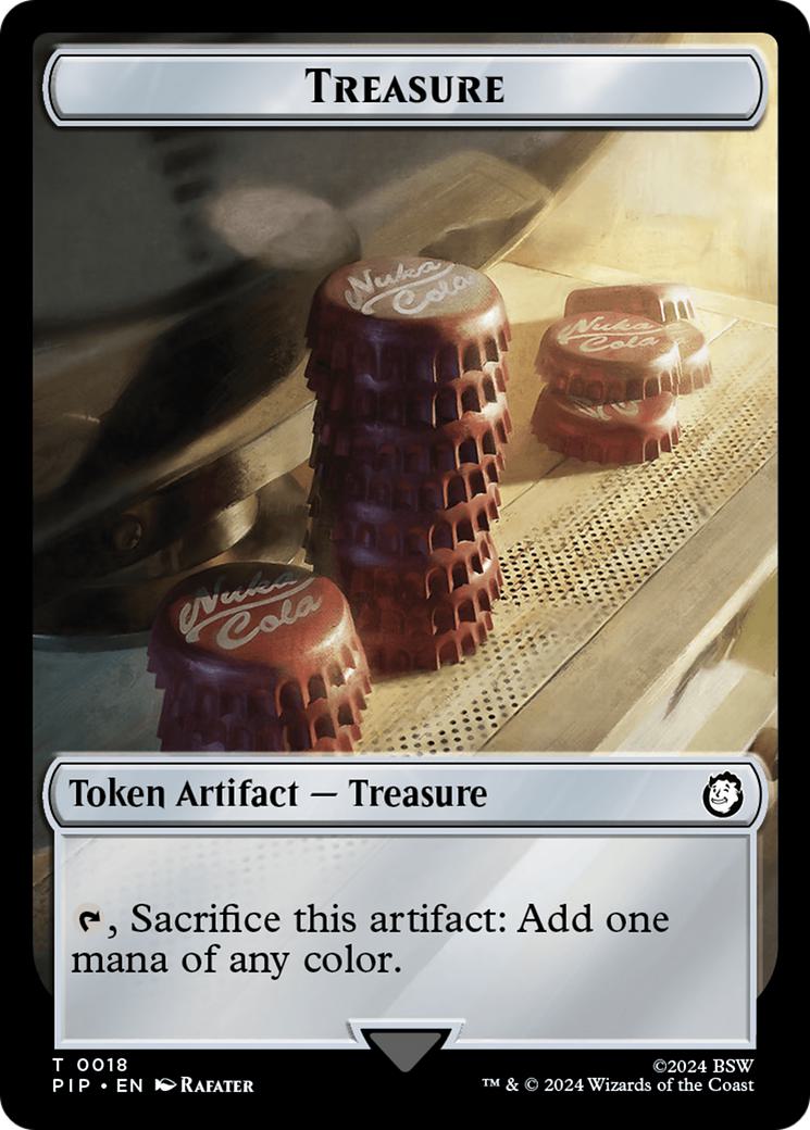 Robot Token (16) // Treasure Token (18) [Fallout: Tokens] [Non-Foil]