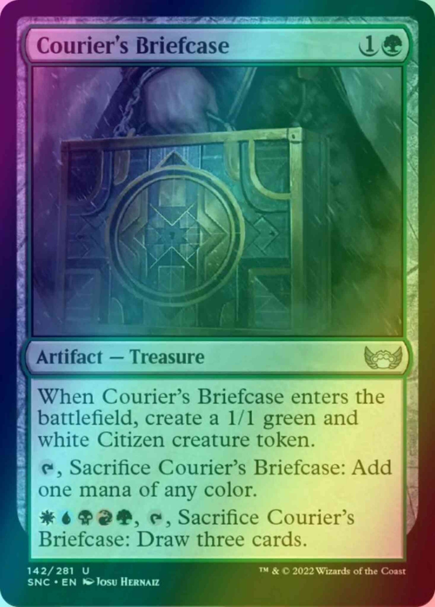 Courier's Briefcase [142] [Streets of New Capenna] [Foil]