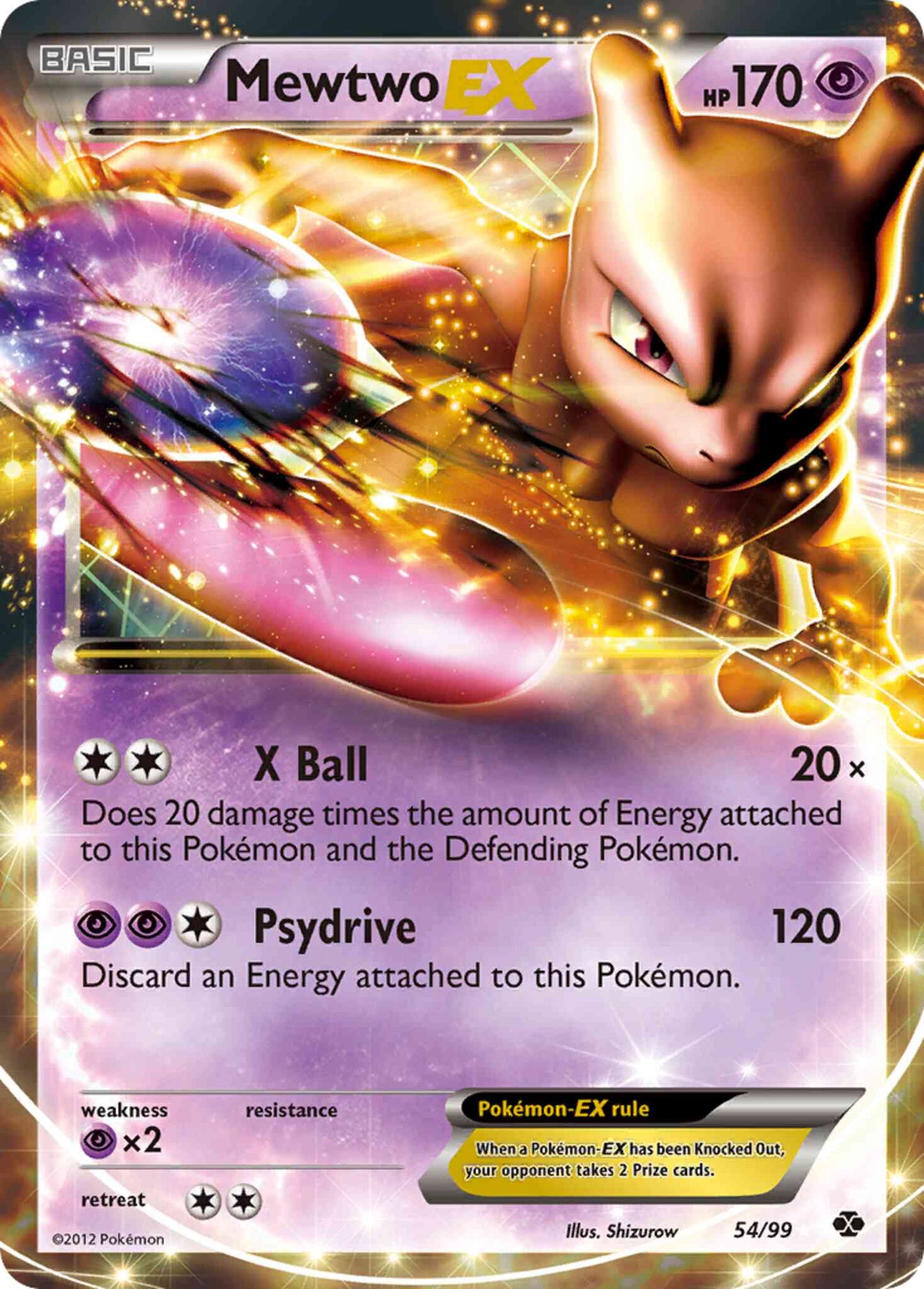 Mewtwo-EX - 54/99 - Rare Holo EX [bw4-54] [Ultra]