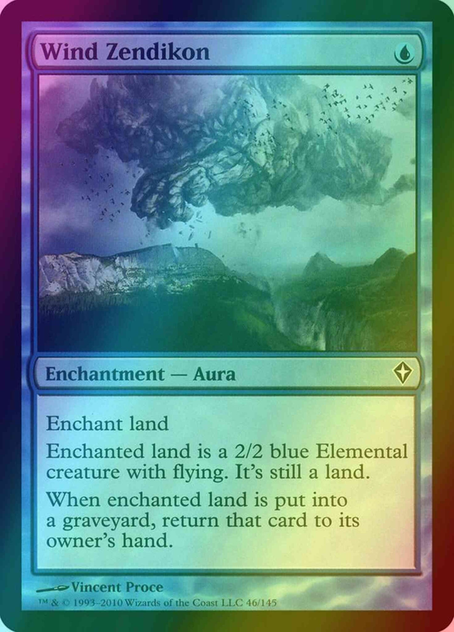 Wind Zendikon [46] [Worldwake] [Foil]