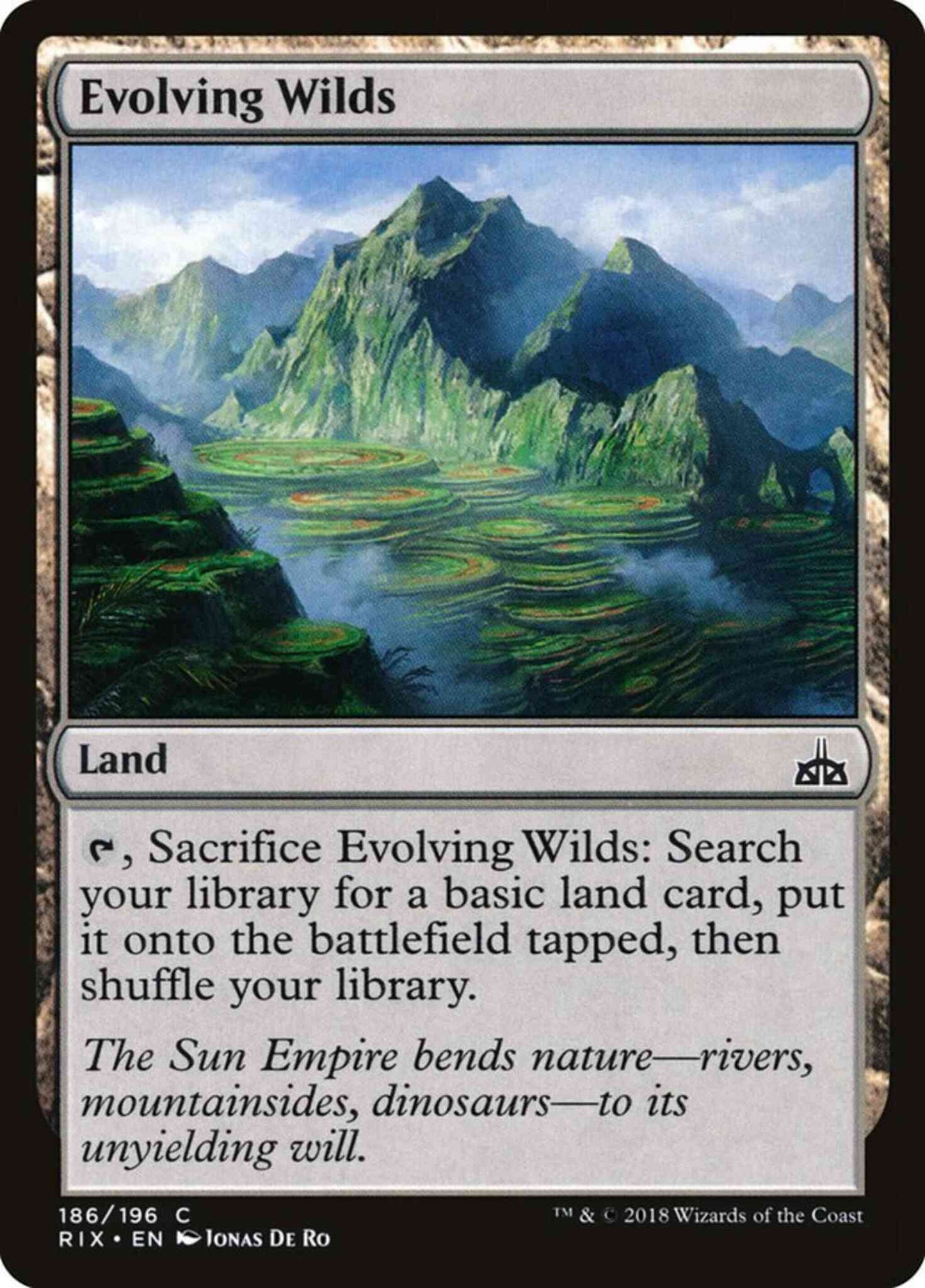 Evolving Wilds [186] [Rivals of Ixalan] [Non-Foil]