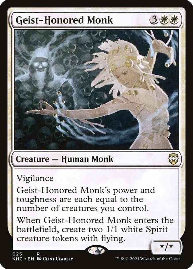 Geist-Honored Monk [25] [Kaldheim Commander] [Non-Foil]