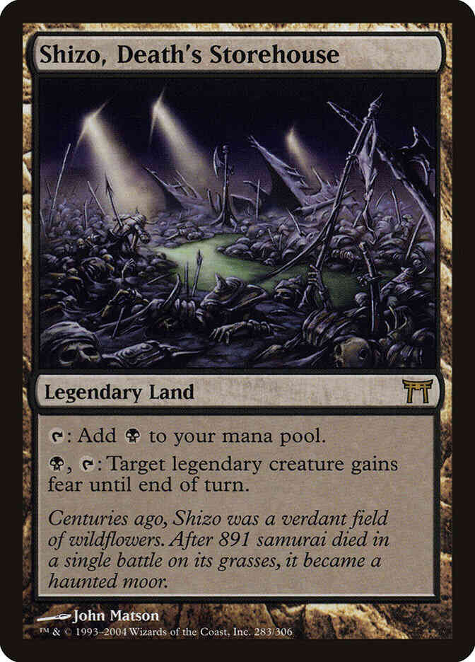 Shizo, Death's Storehouse [283] [Champions of Kamigawa] [Non-Foil]
