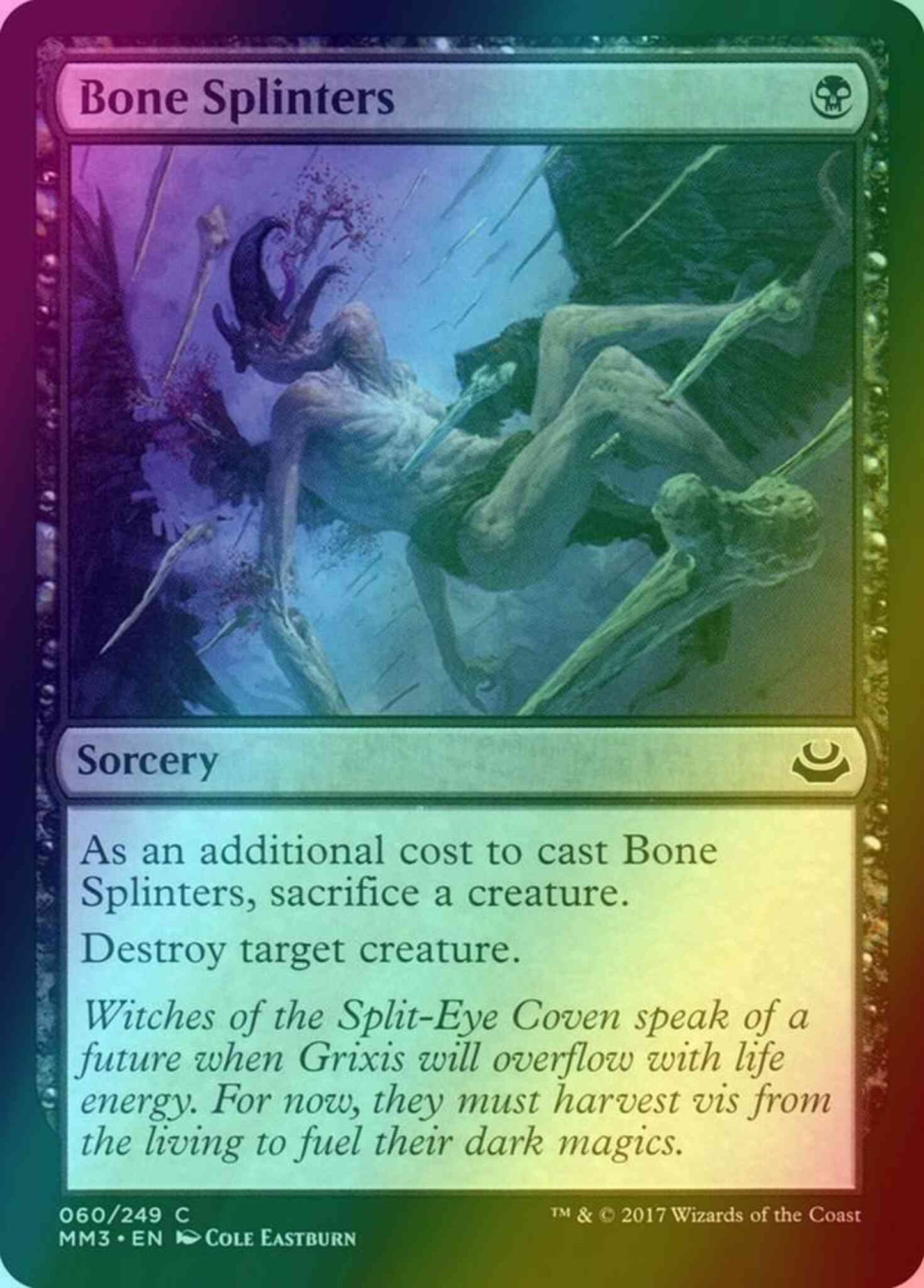 Bone Splinters [60] [Modern Masters 2017] [Foil]