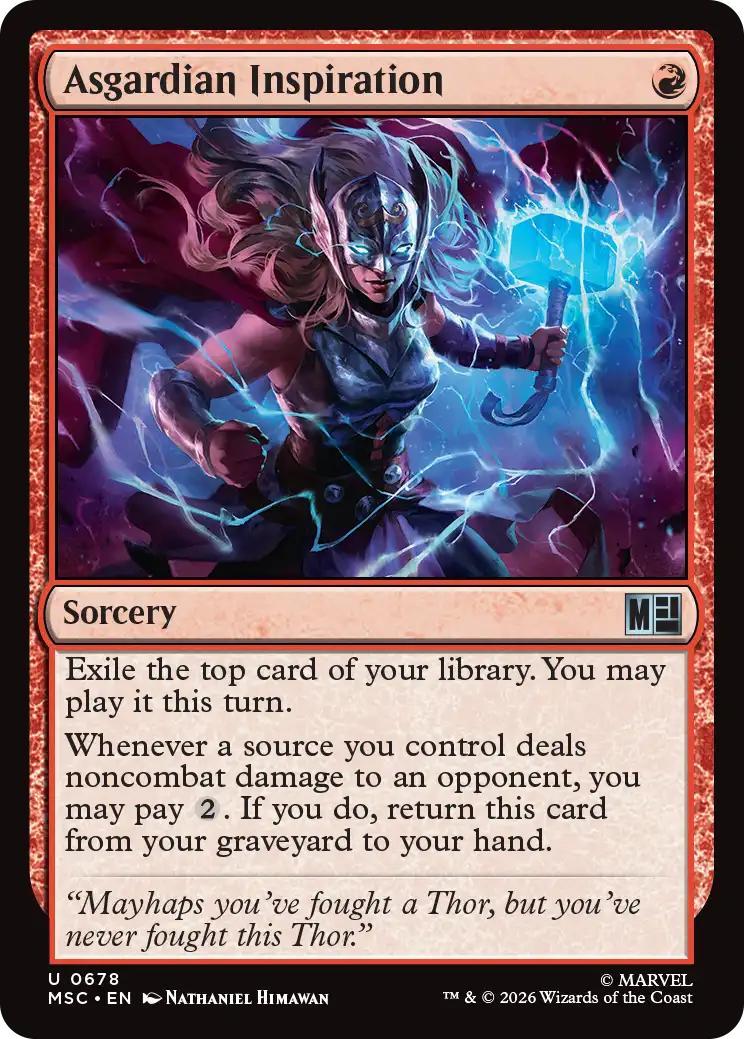Asgardian Inspiration [678] [Jumpstart] [Marvel Super Heroes: Commander] [Non-Foil]
