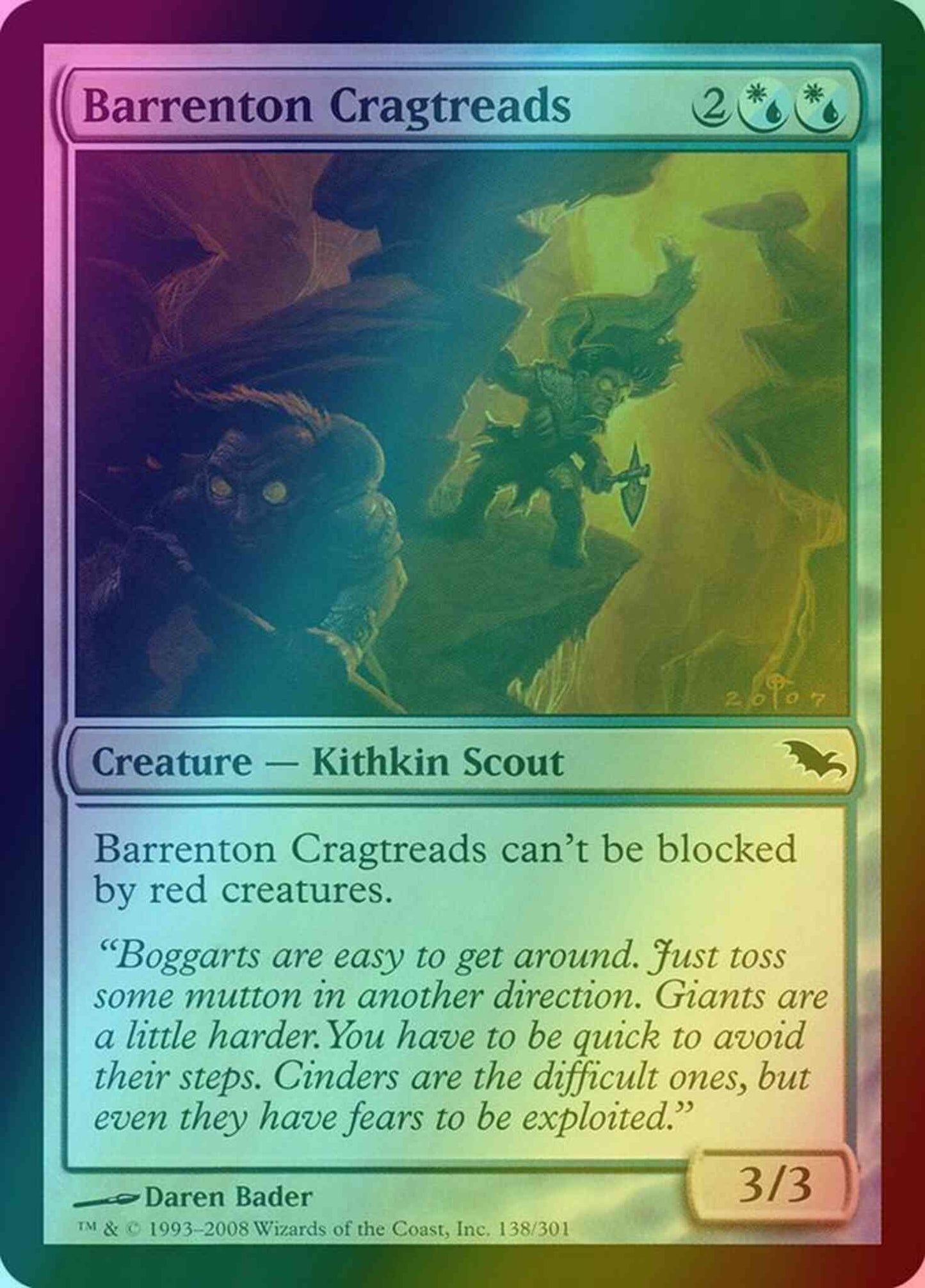 Barrenton Cragtreads [138] [Shadowmoor] [Foil]
