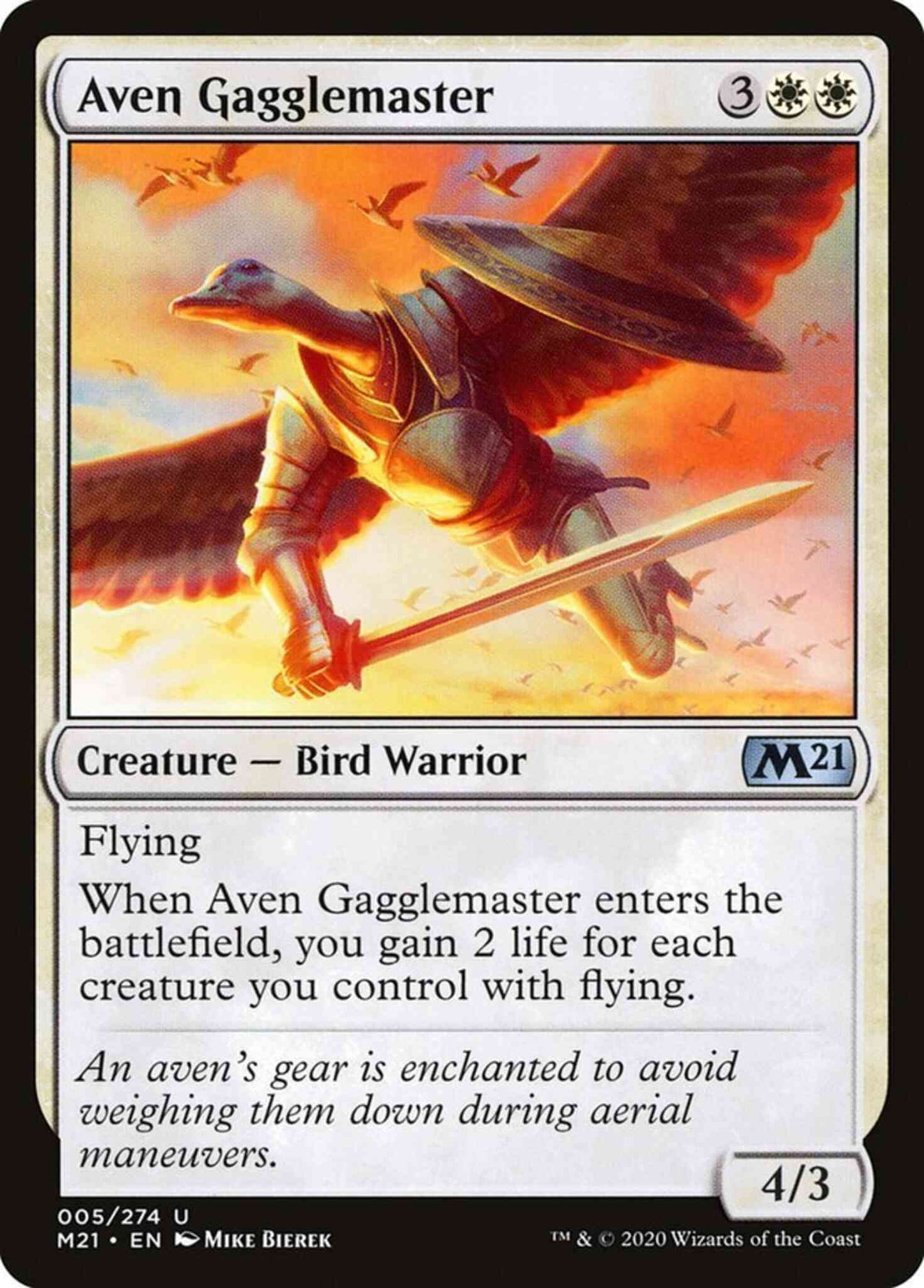 Aven Gagglemaster [5] [Core Set 2021] [Non-Foil]