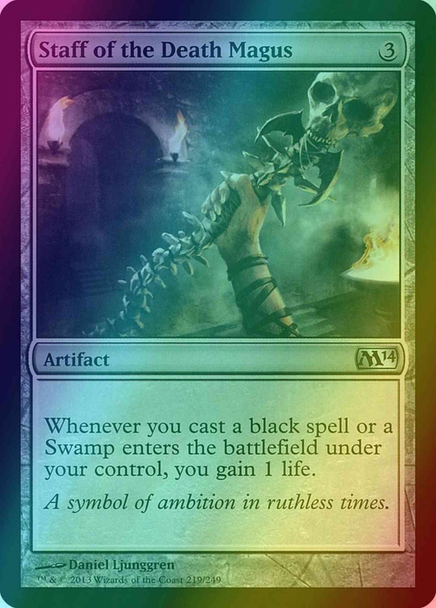 Staff of the Death Magus [219] [Magic 2014] [Foil]