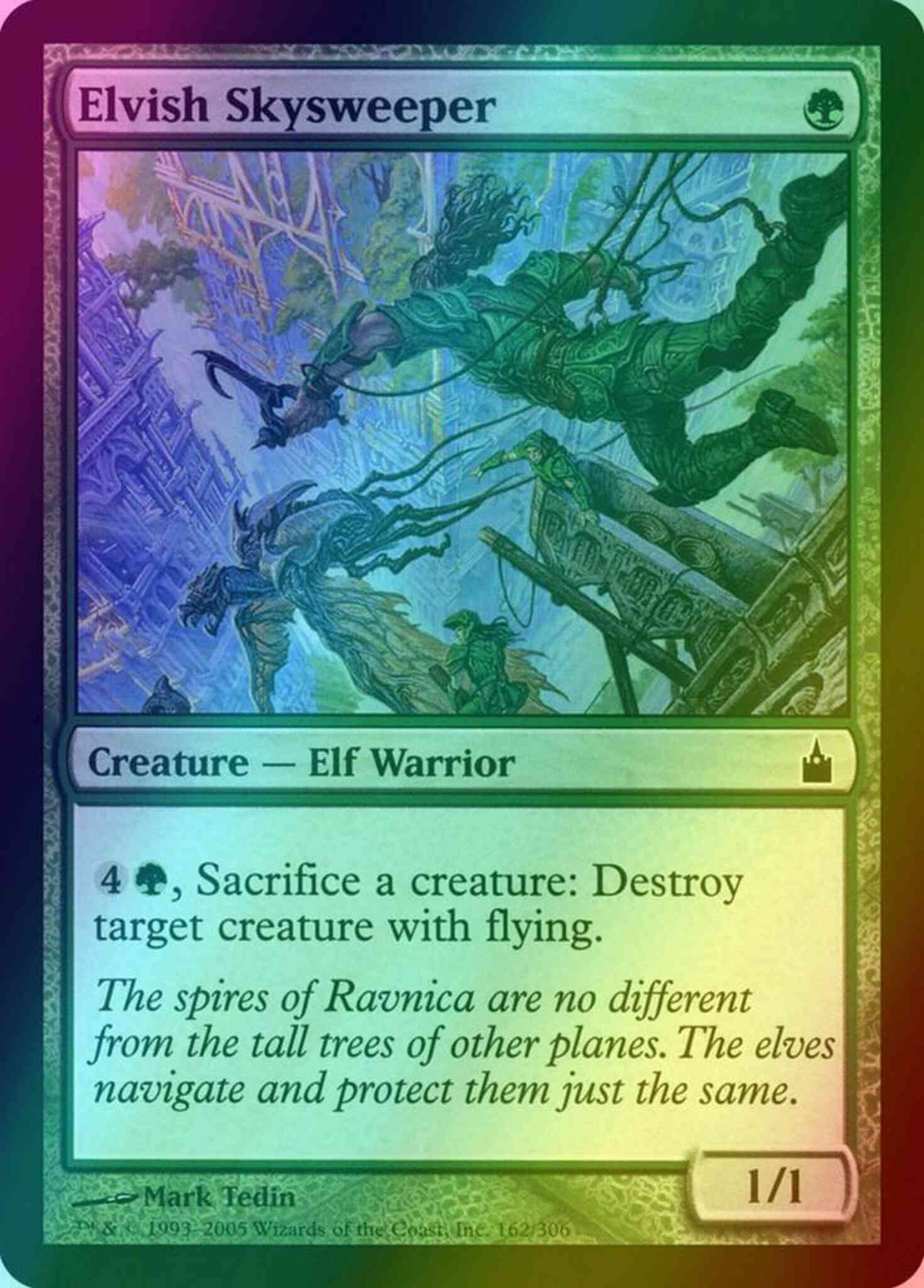 Elvish Skysweeper [162] [Ravnica City Of Guilds] [Foil]