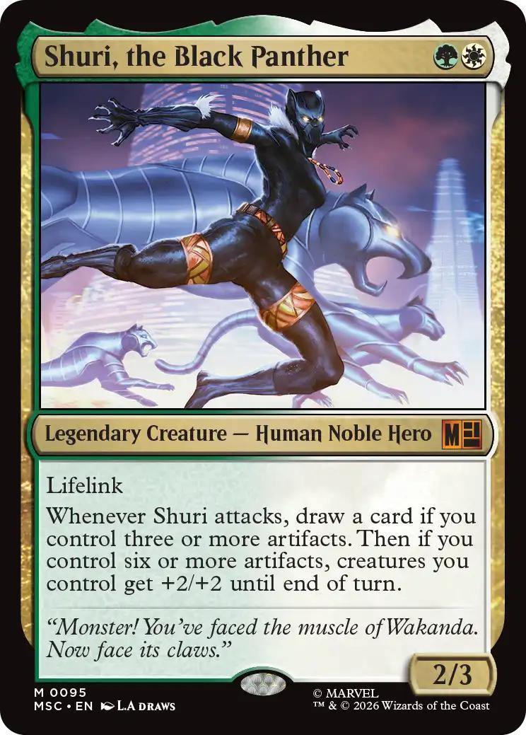 Shuri, the Black Panther [95] [Marvel Super Heroes: Commander] [Non-Foil]