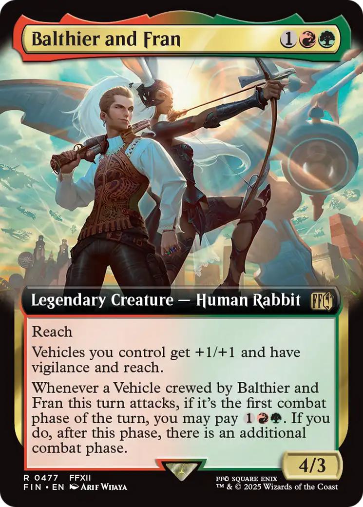 Balthier and Fran [477] [Extended Art] [FINAL FANTASY] [Non-Foil]