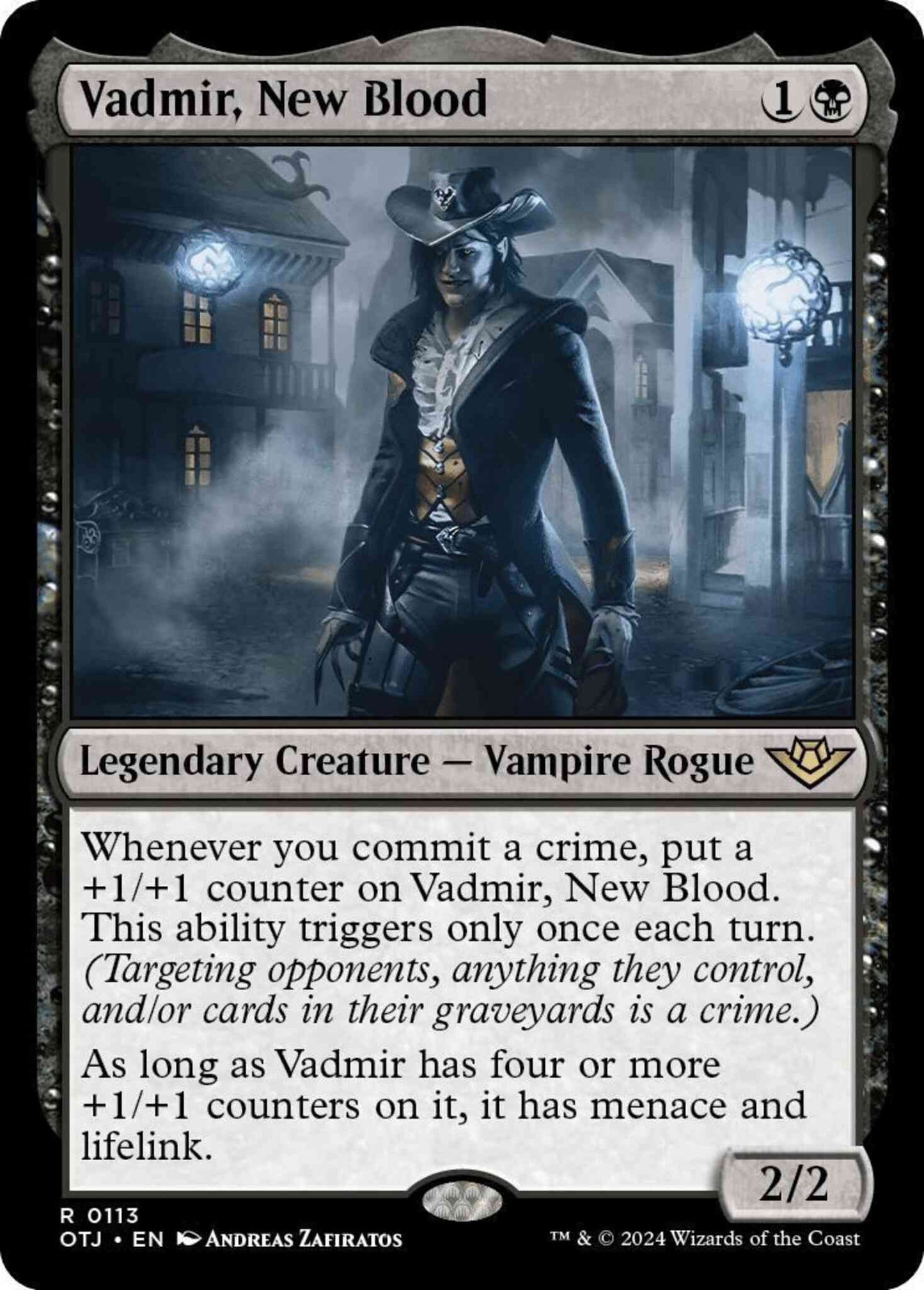 Vadmir, New Blood [113] [Outlaws of Thunder Junction] [Non-Foil]