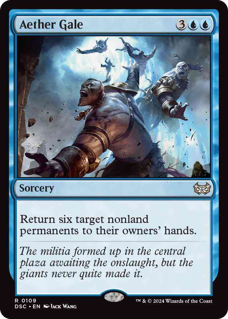 Aether Gale [109] [Duskmourn: House of Horror: Commander] [Non-Foil]