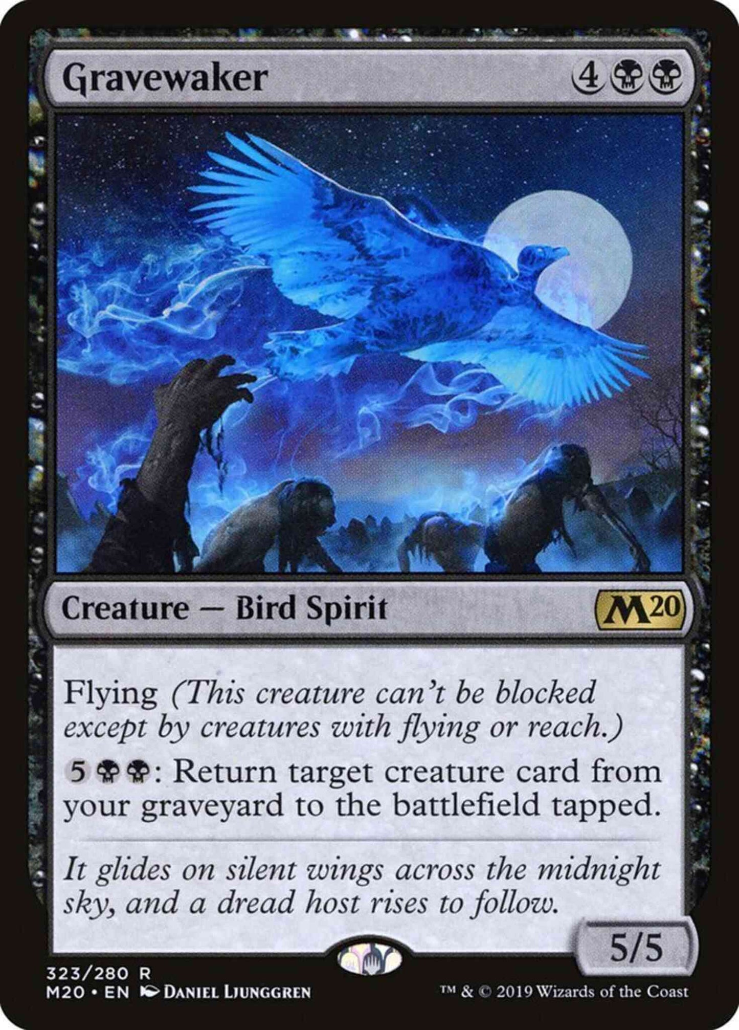 Gravewaker [323] [Planeswalker Deck Exclusive] [Core Set 2020] [Non-Foil]