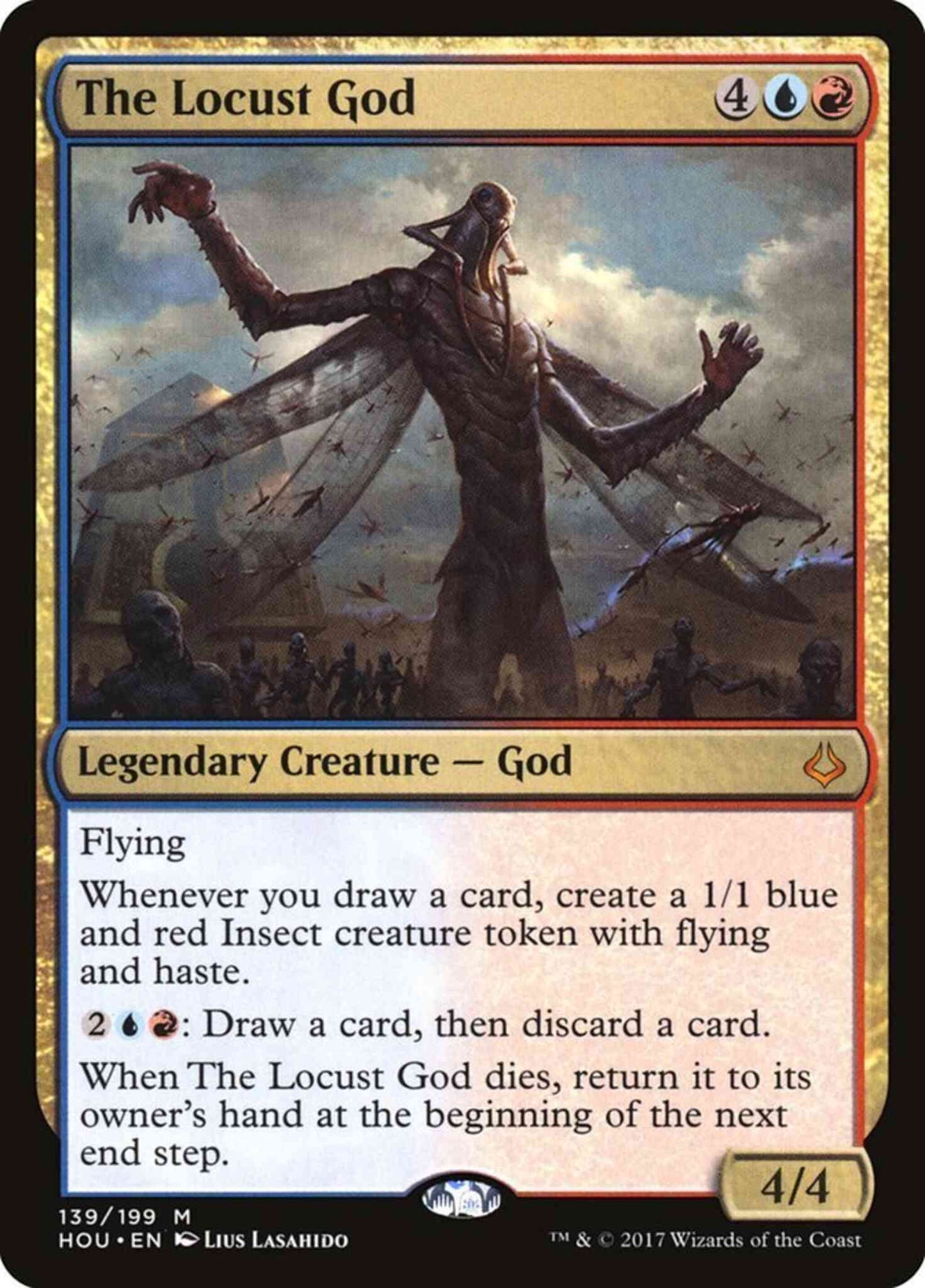 The Locust God [139] [Hour of Devastation] [Non-Foil]