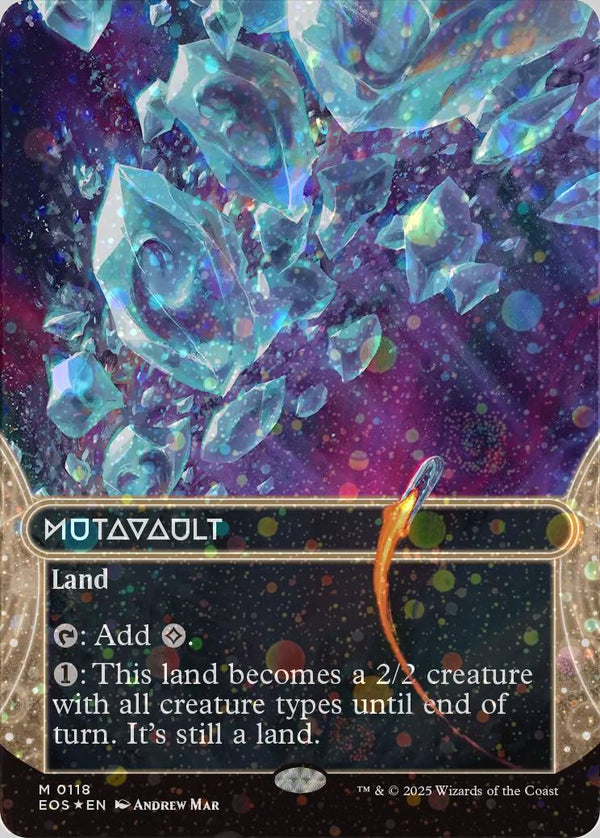 Mutavault [118] [Borderless] [Edge of Eternities: Stellar Sights] [Galaxy Foil]