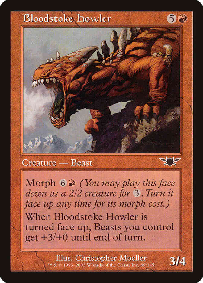 Bloodstoke Howler [89] [Legions] [Non-Foil]