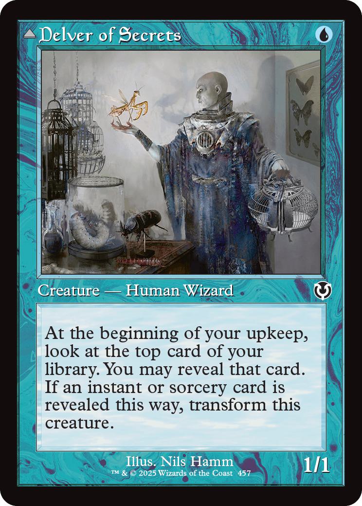 Delver of Secrets // Insectile Aberration [457] [Retro Frame] [Innistrad Remastered] [Non-Foil]