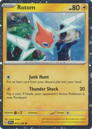Rotom - 070/198 - Promo [Cyclizar ex Box] [sv01msp-070] [Cosmos Holo]