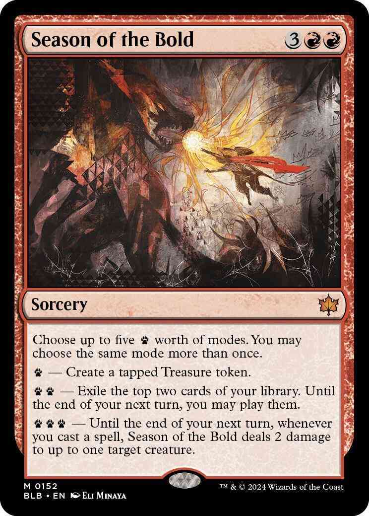 Season of the Bold [152] [Bloomburrow] [Non-Foil]