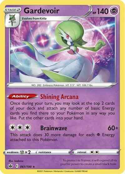 Gardevoir - 061/198 - Rare Holo [swsh6-061] [Reverse Holo]