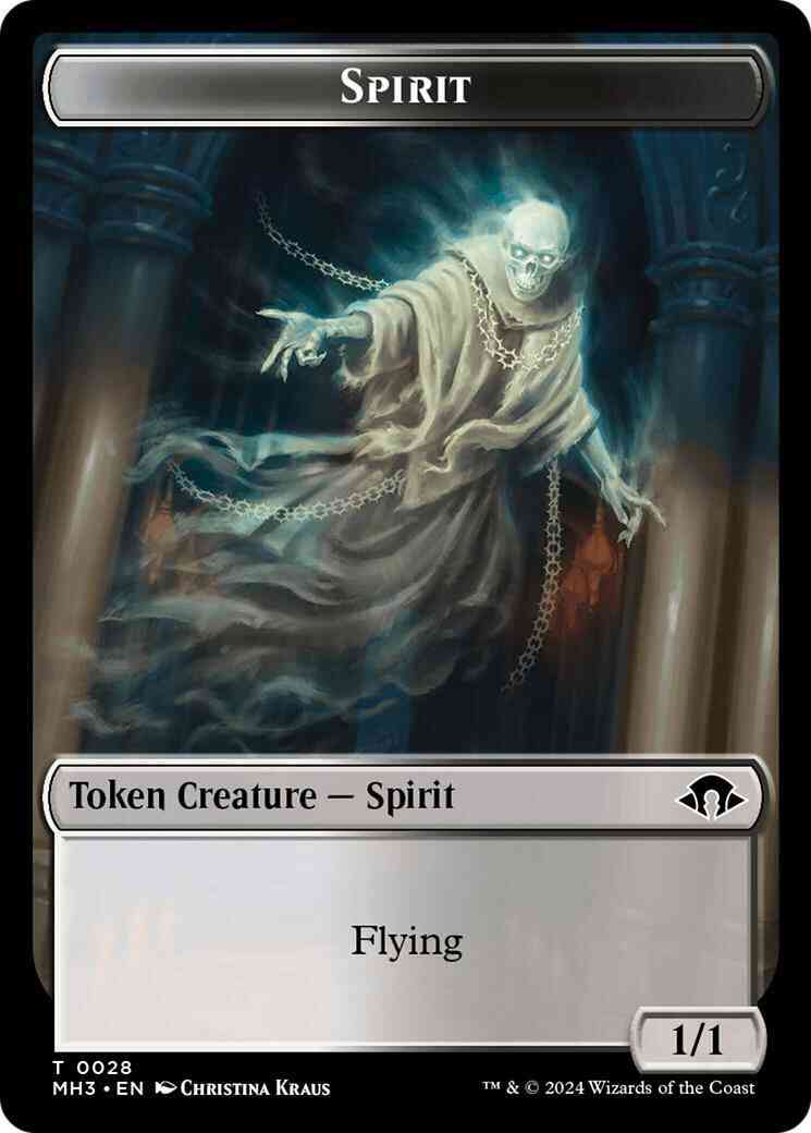 Spirit Token [28] [Modern Horizons 3: Tokens] [Non-Foil]