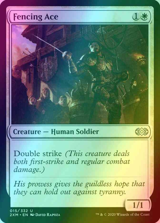 Fencing Ace [15] [Double Masters] [Foil]