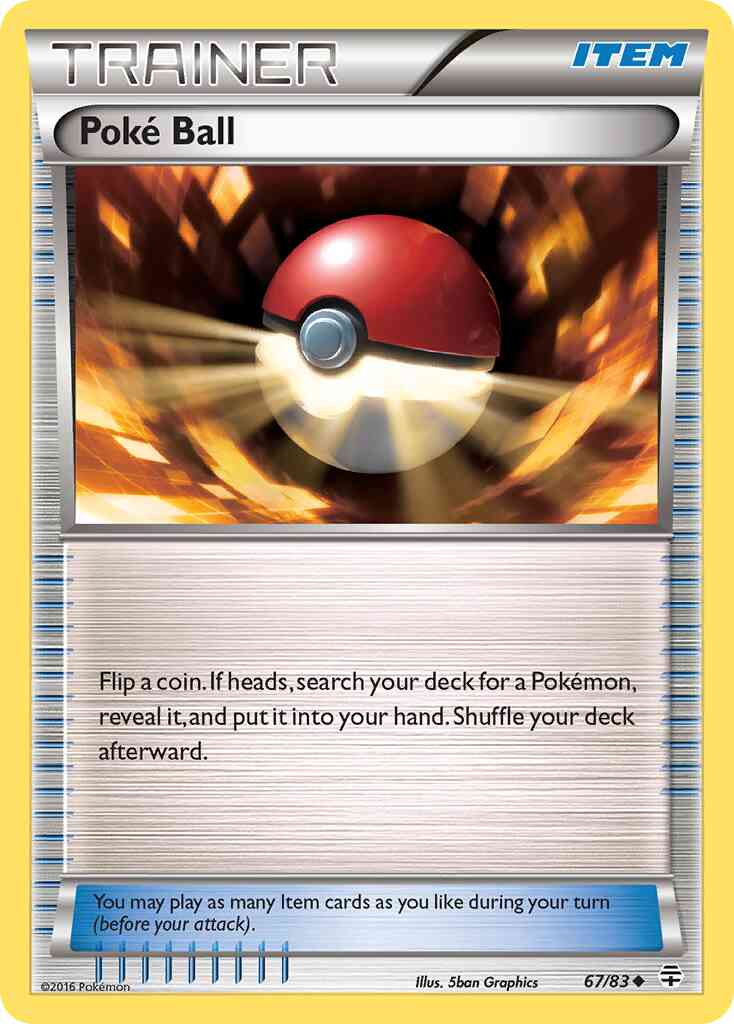 Poké Ball - 67/83 - Uncommon [g1-67] [Reverse Holo]