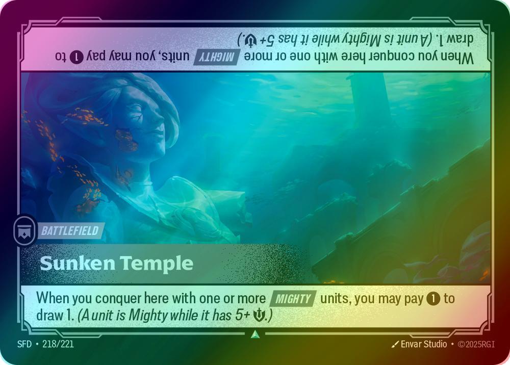 Sunken Temple - 218/221 [Spiritforged] [Foil]