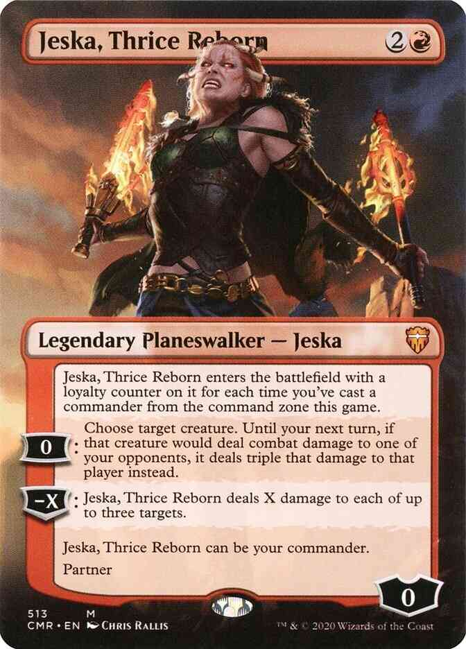 Jeska, Thrice Reborn [513] [Borderless] [Commander Legends] [Non-Foil]
