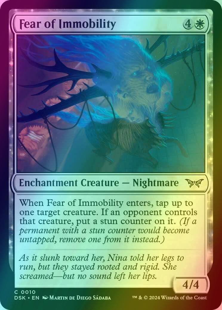 Fear of Immobility [10] [Duskmourn: House of Horror] [Foil]