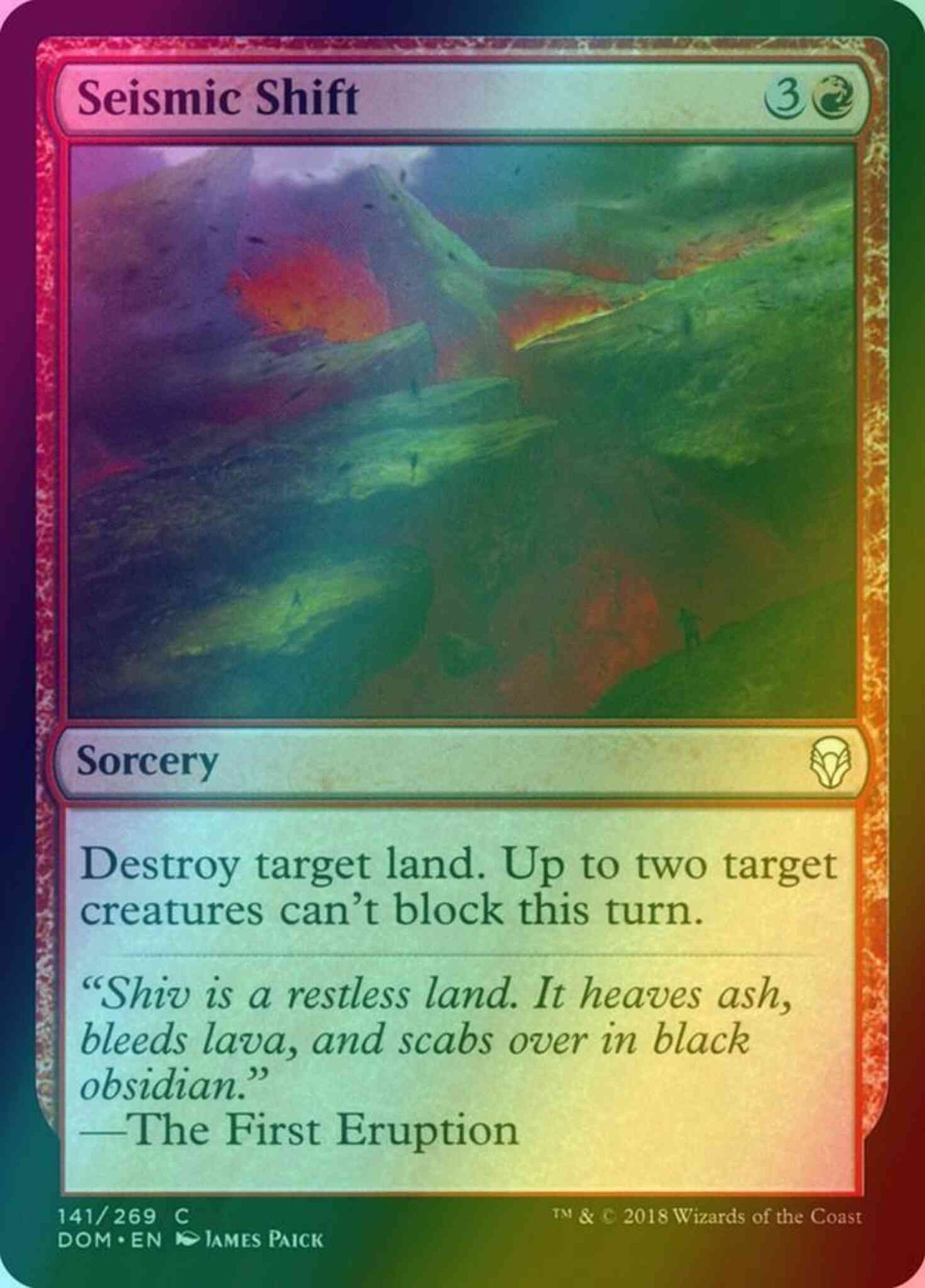 Seismic Shift [141] [Dominaria] [Foil]