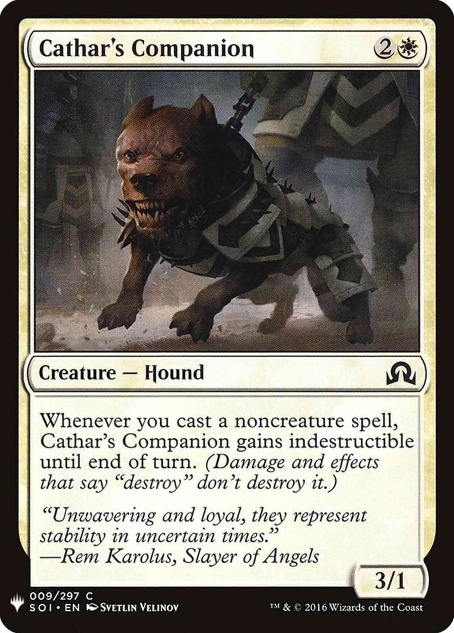 Cathar's Companion [SOI-9] [The List] [Non-Foil]