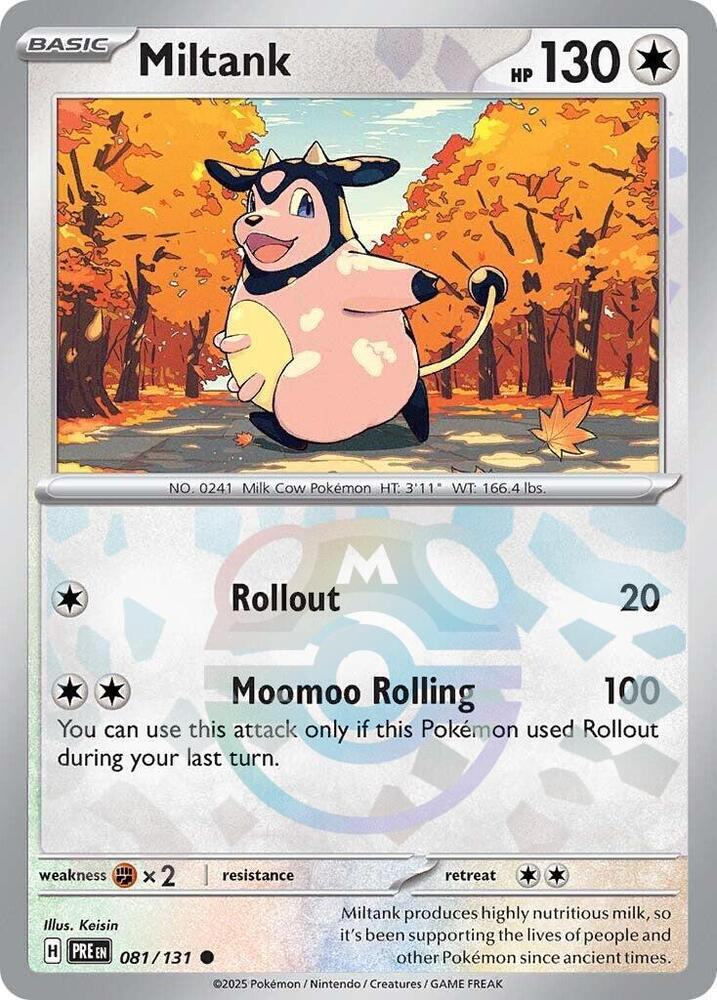 Miltank - Master Ball Pattern - 081/131 - Common [sv085-081] [Reverse Holo]