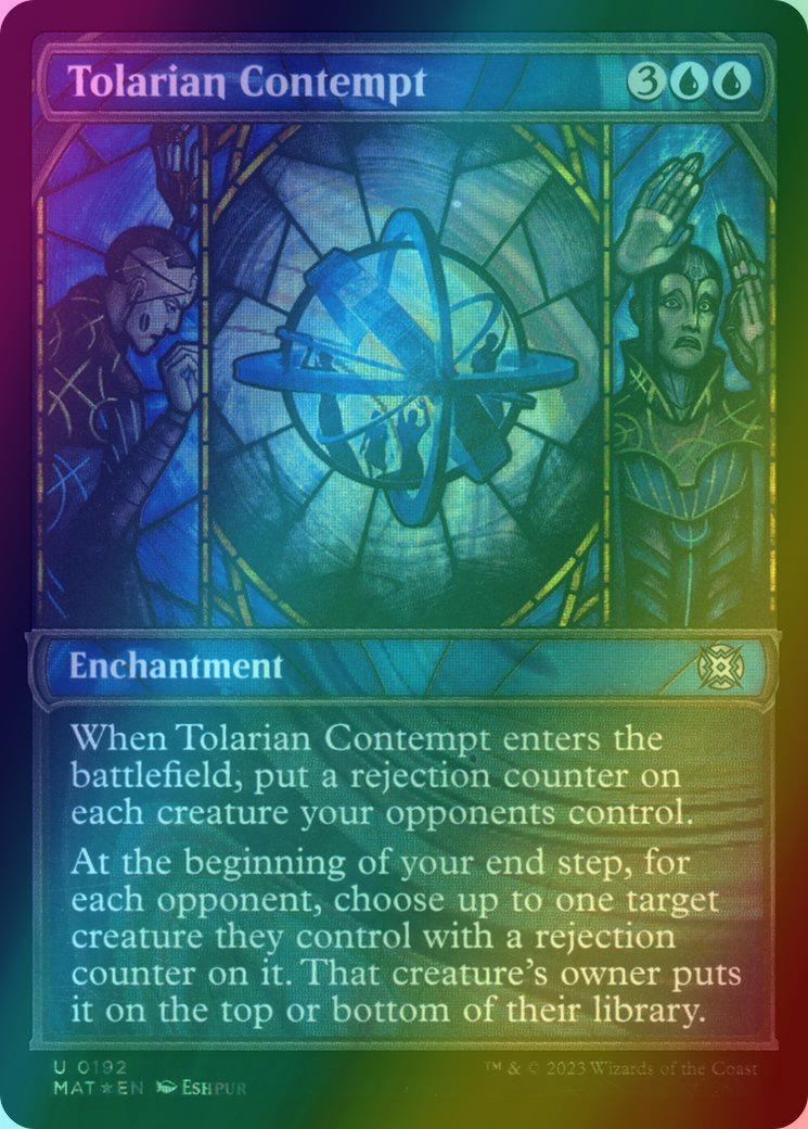 Tolarian Contempt [192] [Planar Showcase] [March of the Machine: The Aftermath] [Halo Foil]