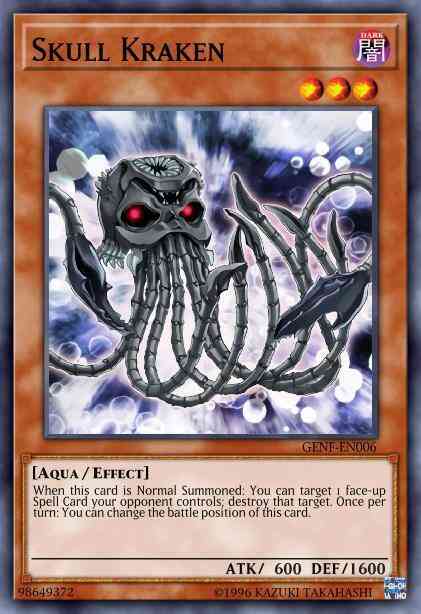 Skull Kraken - GENF-EN006 - Common - 1st Edition