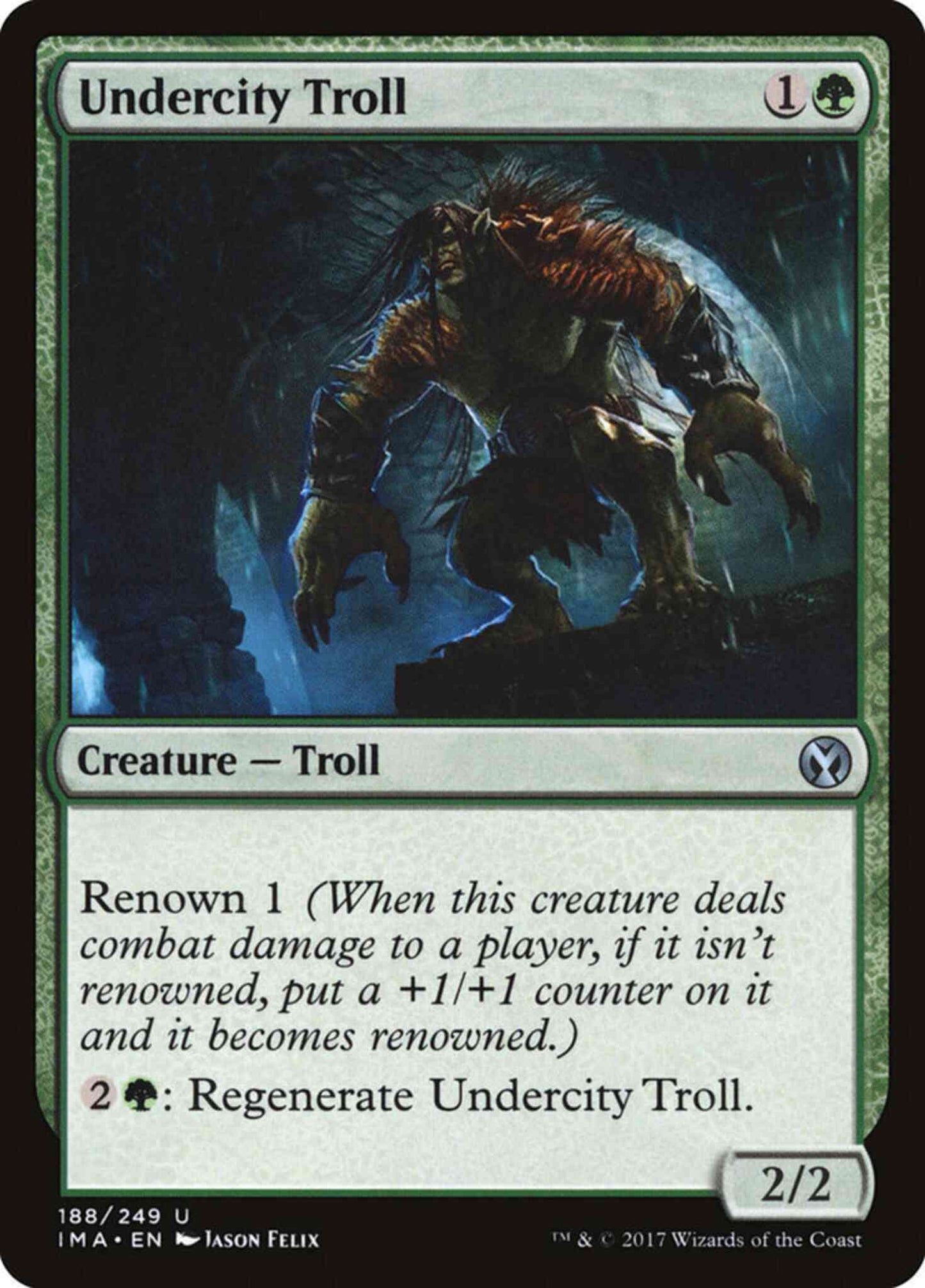 Undercity Troll [188] [Iconic Masters] [Non-Foil]
